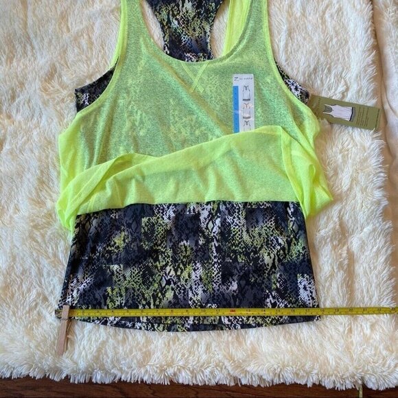 New Z by Zobha Double Layer Printer Tank, size Large, lightweight, racerback. - Picture 8 of 8